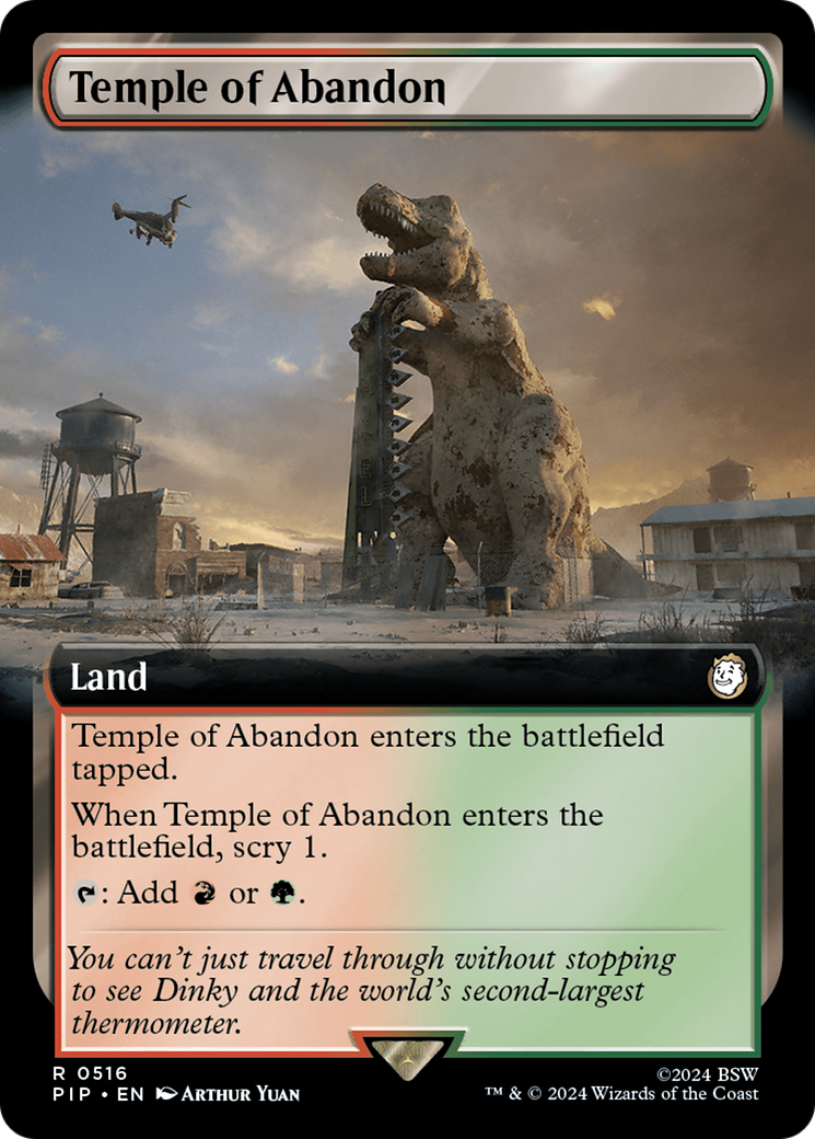 Temple of Abandon (Extended Art) [Fallout] | Devastation Store