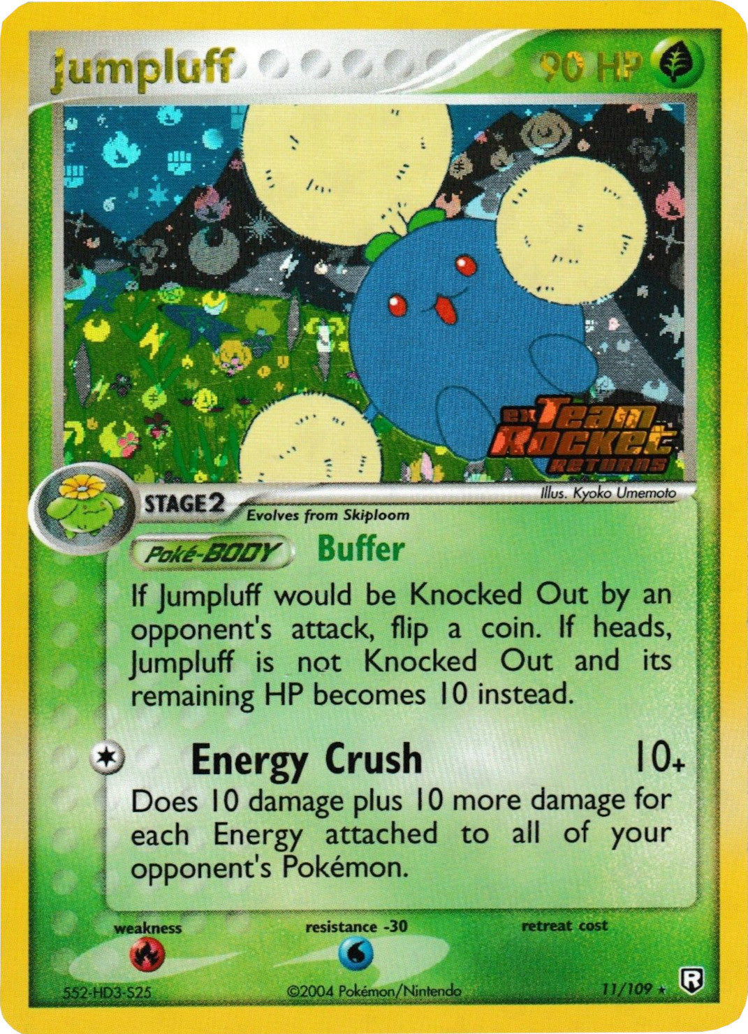 Jumpluff (11/109) (Stamped) [EX: Team Rocket Returns] | Devastation Store