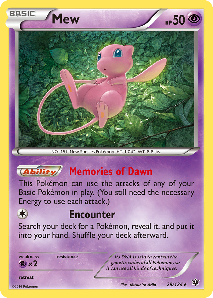 Mew (29/124) [XY: Fates Collide] | Devastation Store