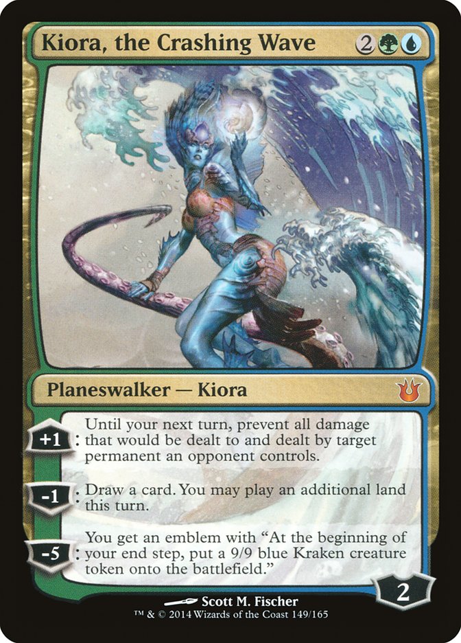 Kiora, the Crashing Wave [Born of the Gods] | Devastation Store