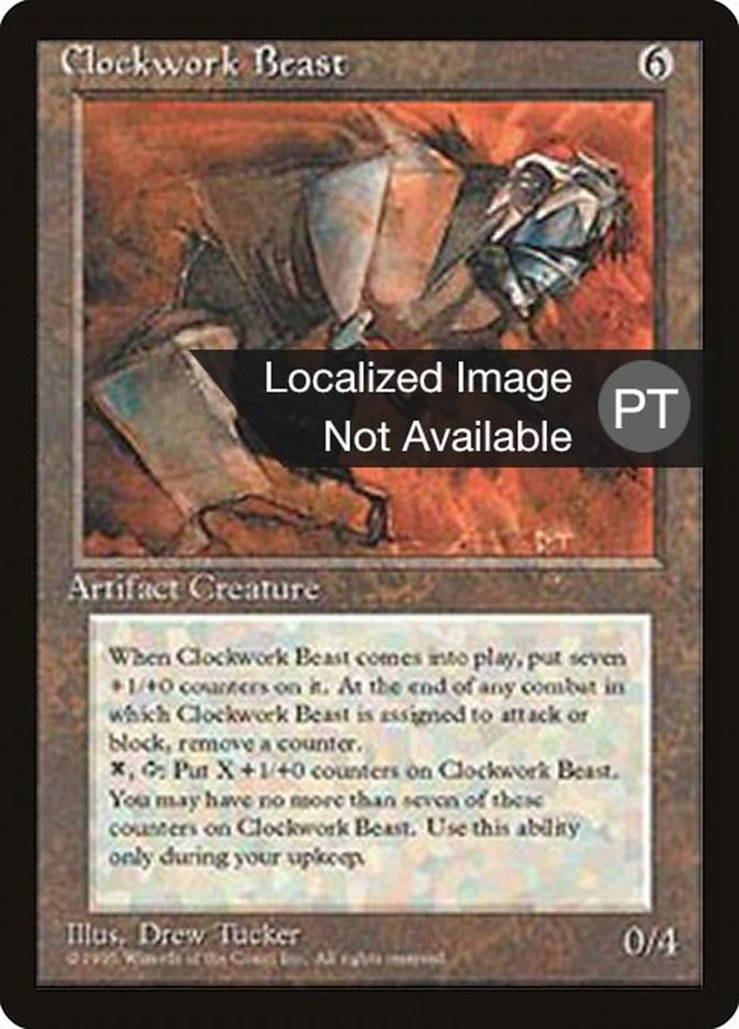 Clockwork Beast [Fourth Edition (Foreign Black Border)] | Devastation Store