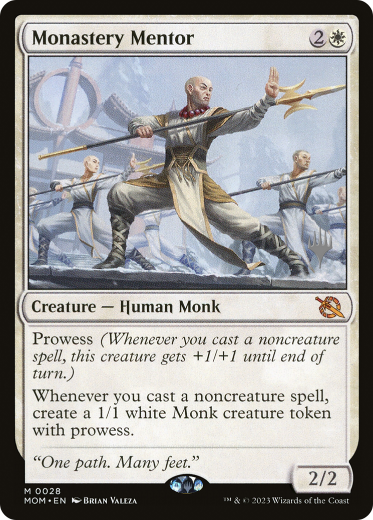 Monastery Mentor (Promo Pack) [March of the Machine Promos] | Devastation Store