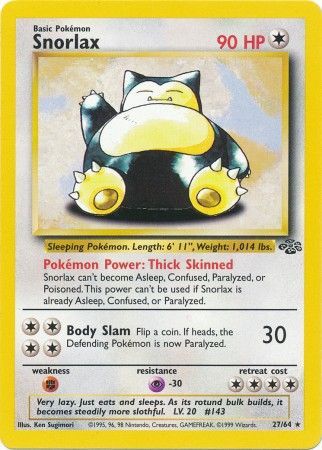 Snorlax (27/64) [Jungle Unlimited] | Devastation Store