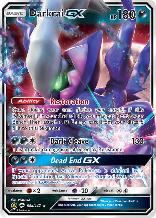 Darkrai GX (88a/147) [Alternate Art Promos] | Devastation Store