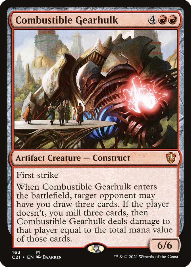 Combustible Gearhulk [Commander 2021] | Devastation Store