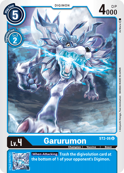 Garurumon [ST2-06] [Starter Deck: Cocytus Blue Promos] | Devastation Store