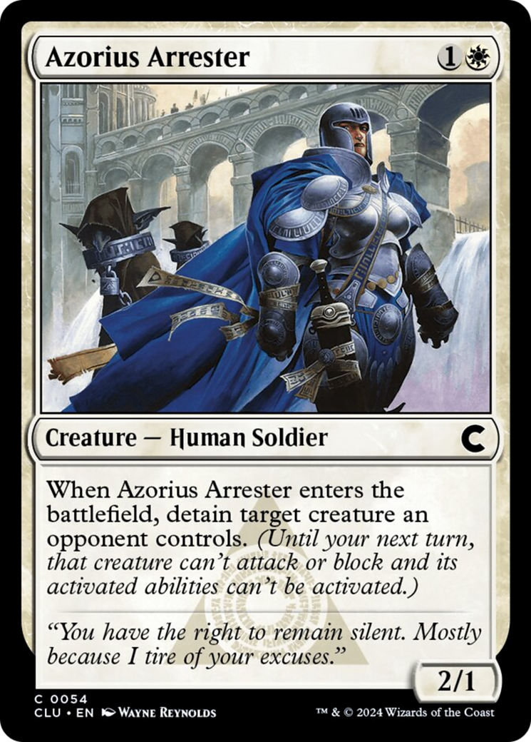 Azorius Arrester [Ravnica: Clue Edition] | Devastation Store