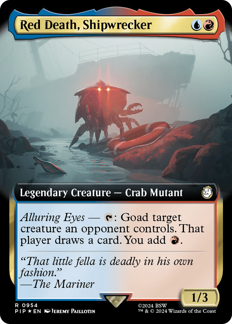 Red Death, Shipwrecker (Extended Art) (Surge Foil) [Fallout] | Devastation Store