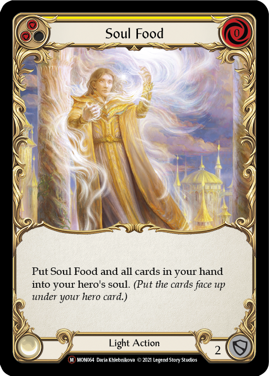 Soul Food (Rainbow Foil) [U-MON064-RF] Unlimited Edition Rainbow Foil | Devastation Store