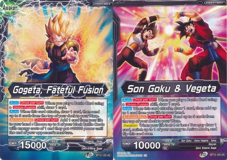 Son Goku & Vegeta // Gogeta, Fateful Fusion [BT12-122] | Devastation Store