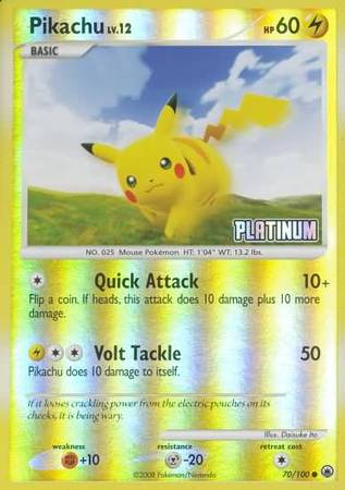 Pikachu (70/100) [Burger King Promos: 2009 Collection] | Devastation Store