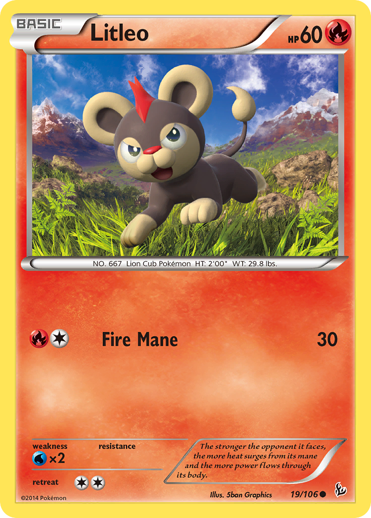 Litleo (19/106) [XY: Flashfire] | Devastation Store