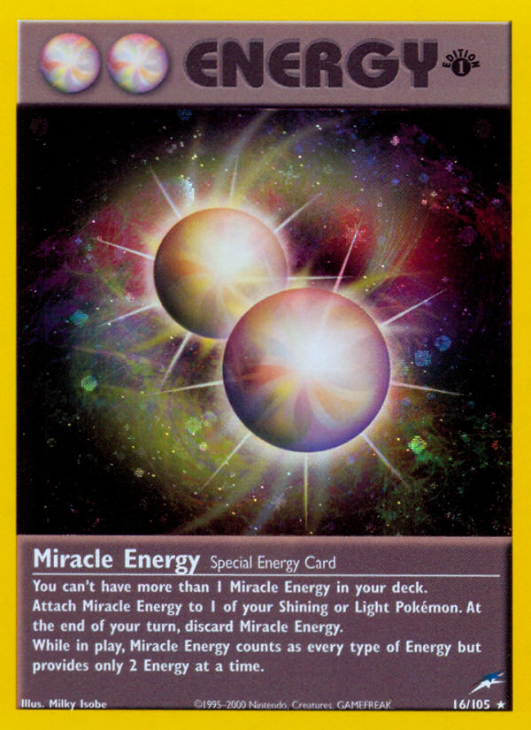Miracle Energy (16/105) [Neo Destiny 1st Edition] | Devastation Store