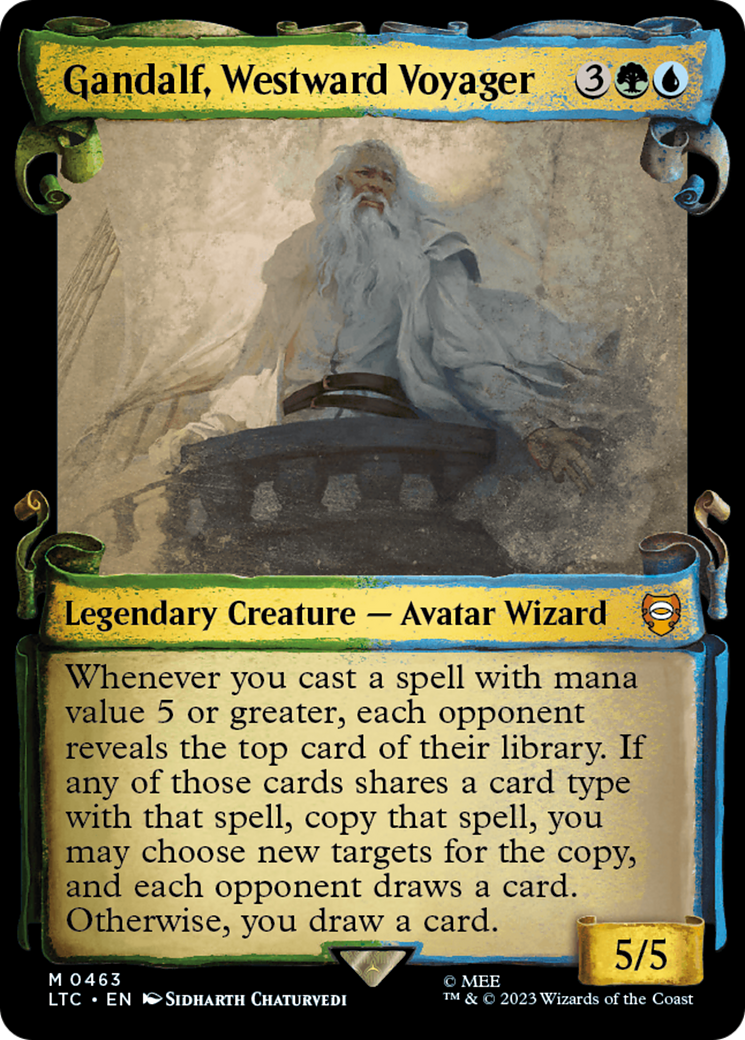 Gandalf, Westward Voyager [The Lord of the Rings: Tales of Middle-Earth Commander Showcase Scrolls] | Devastation Store