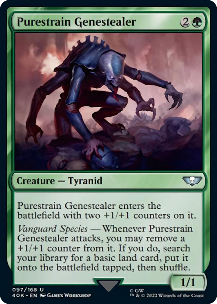 Purestrain Genestealer (Surge Foil) [Universes Beyond: Warhammer 40,000] | Devastation Store