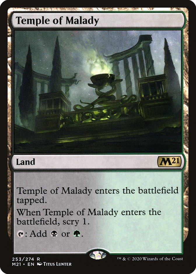 Temple of Malady [Core Set 2021] | Devastation Store