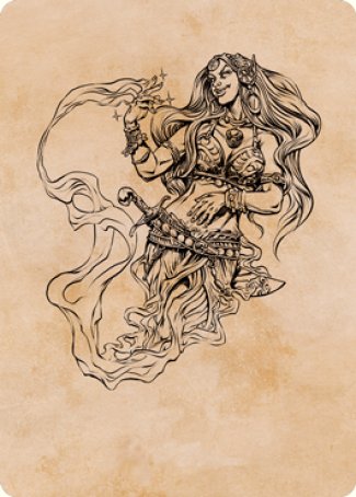 Djinni Windseer (Showcase) Art Card [Dungeons & Dragons: Adventures in the Forgotten Realms Art Series] | Devastation Store