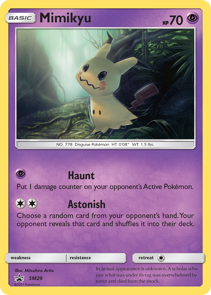 Mimikyu (SM29) [Sun & Moon: Black Star Promos] | Devastation Store