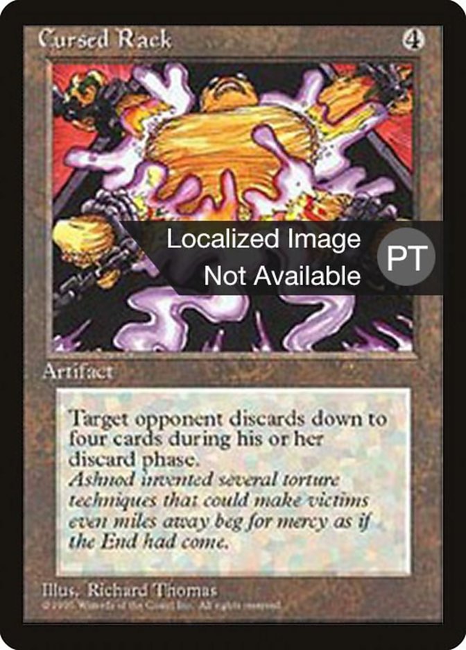 Cursed Rack [Fourth Edition (Foreign Black Border)] | Devastation Store
