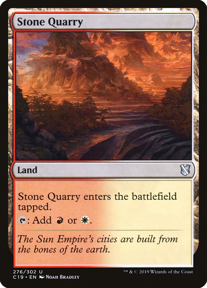 Stone Quarry [Commander 2019] | Devastation Store