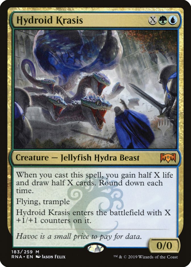 Hydroid Krasis (Promo Pack) [Ravnica Allegiance Promos] | Devastation Store