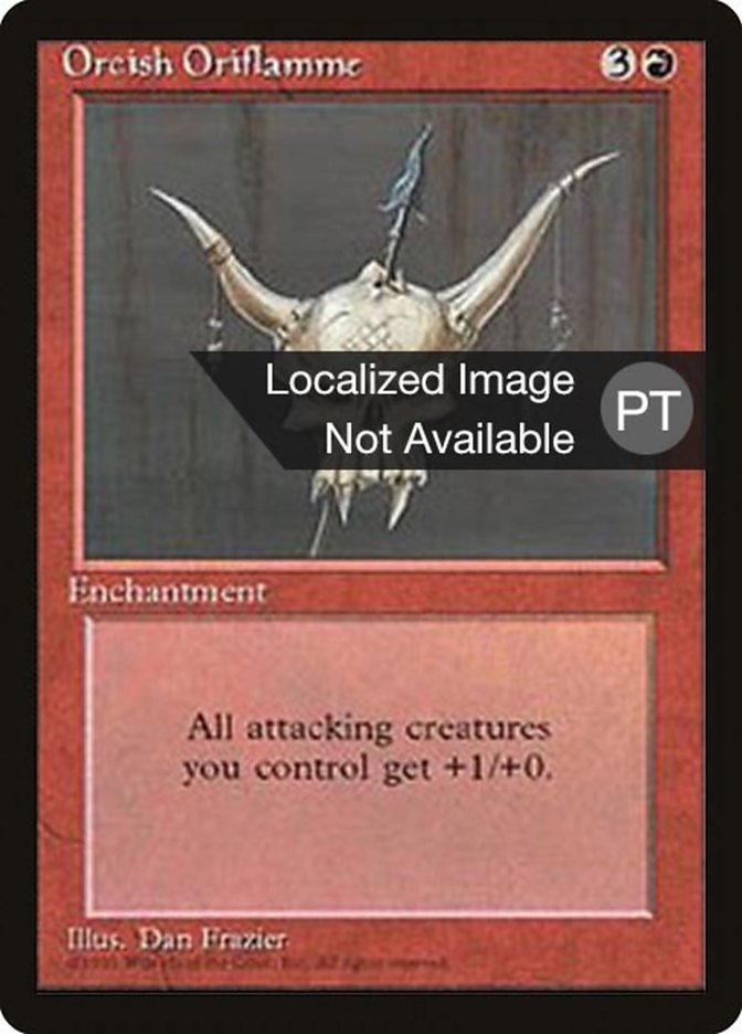 Orcish Oriflamme [Fourth Edition (Foreign Black Border)] | Devastation Store