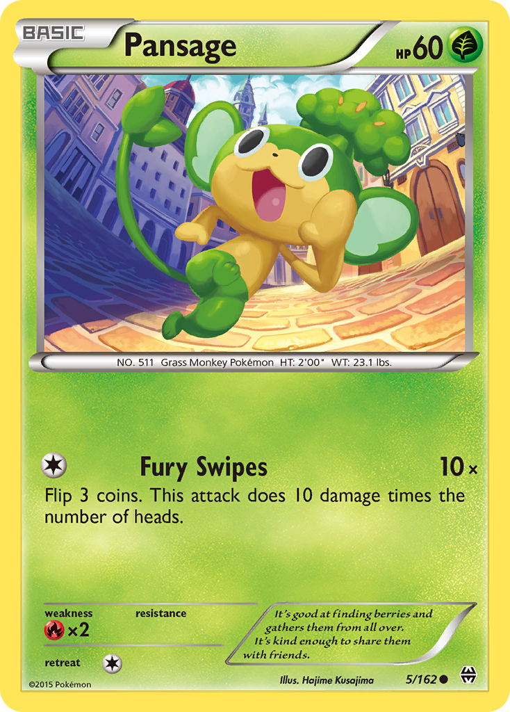 Pansage (5/162) [XY: BREAKthrough] | Devastation Store