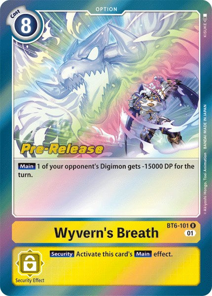 Wyvern's Breath [BT6-101] [Double Diamond Pre-Release Cards] | Devastation Store