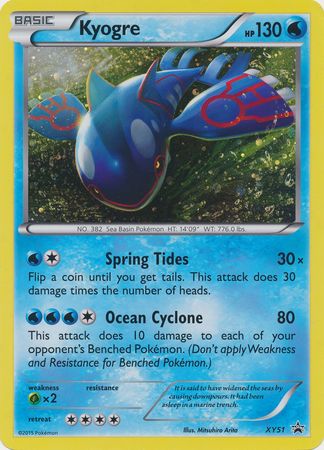 Kyogre (XY51) (Jumbo Card) [XY: Black Star Promos] | Devastation Store