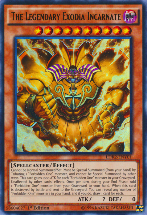 The Legendary Exodia Incarnate [LDK2-ENY01] Ultra Rare | Devastation Store