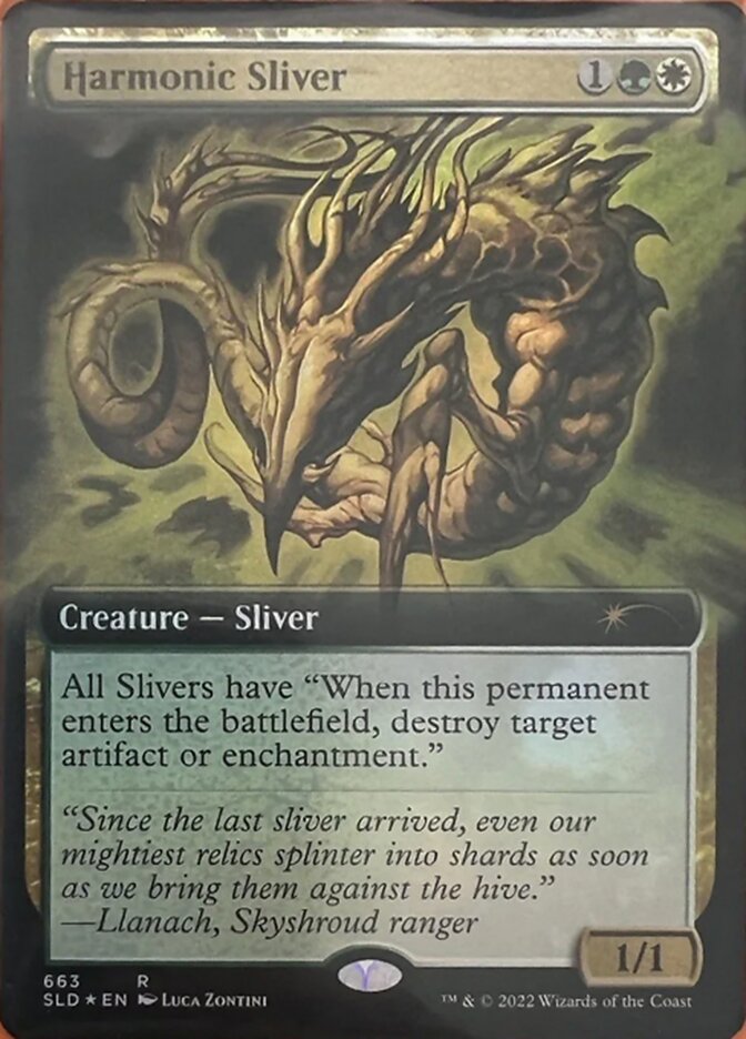 Harmonic Sliver (Extended Art) [Secret Lair Drop Promos] | Devastation Store