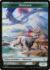 Phyrexian Myr // Dinosaur Double-Sided Token [March of the Machine Tokens] | Devastation Store