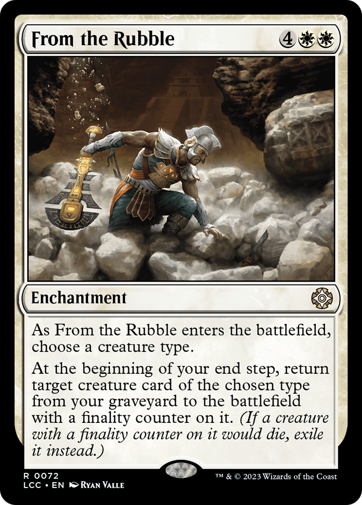 From the Rubble [The Lost Caverns of Ixalan Commander] | Devastation Store