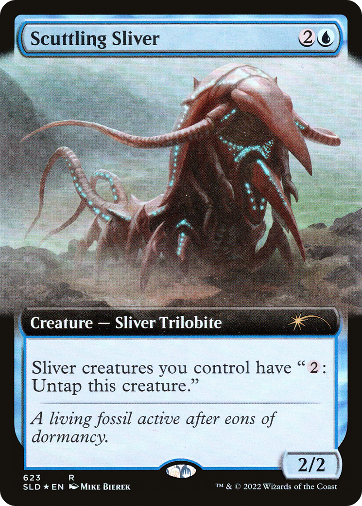 Scuttling Sliver (Extended Art) [Secret Lair Drop Promos] | Devastation Store