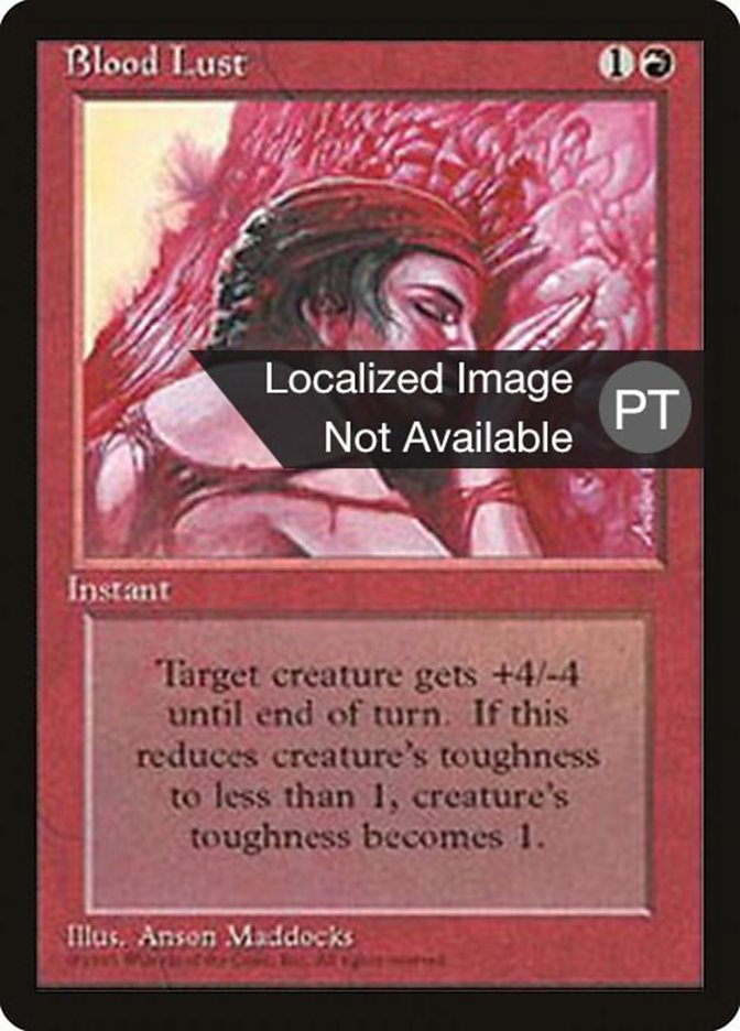 Blood Lust [Fourth Edition (Foreign Black Border)] | Devastation Store