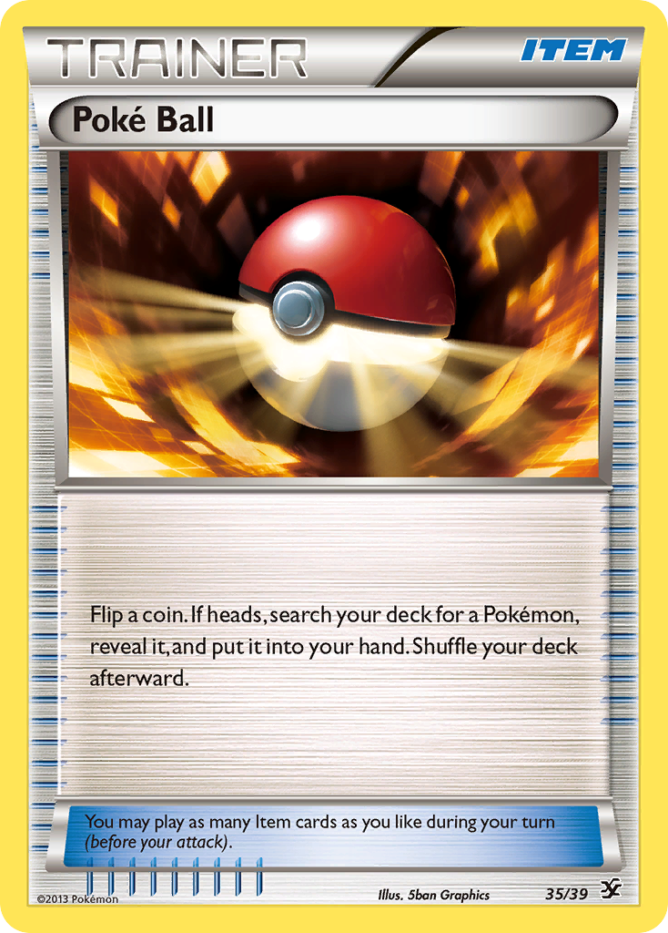 Poke Ball (35/39) [XY: Kalos Starter Set] | Devastation Store