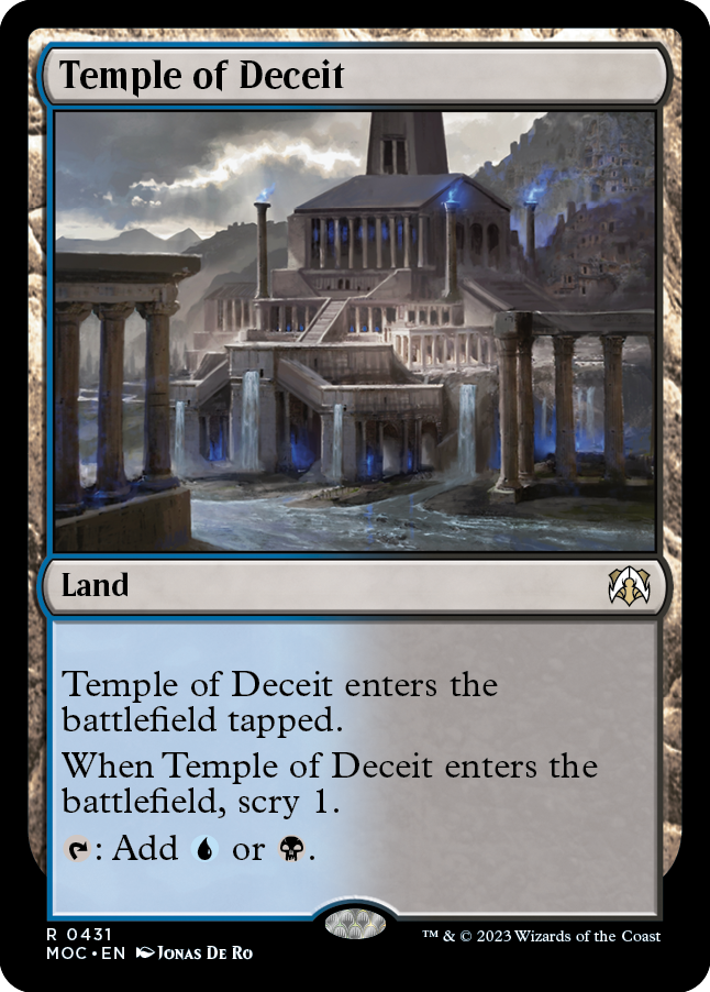 Temple of Deceit [March of the Machine Commander] | Devastation Store