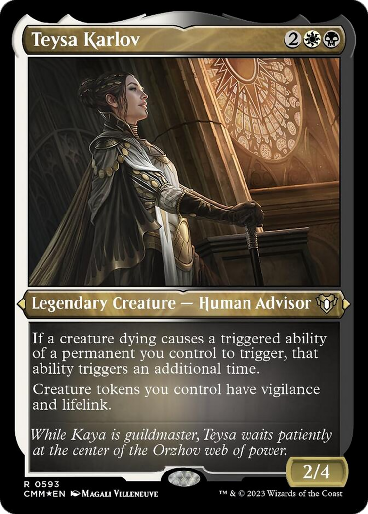 Teysa Karlov (Foil Etched) [Commander Masters] | Devastation Store