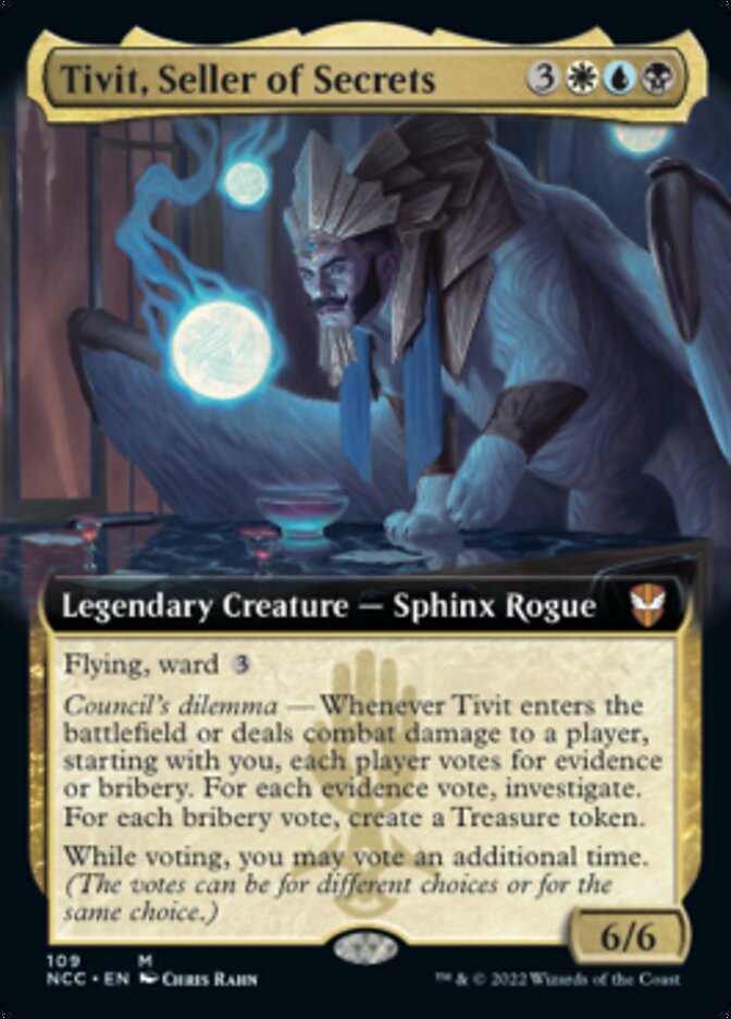 Tivit, Seller of Secrets (Extended Art) [Streets of New Capenna Commander] | Devastation Store