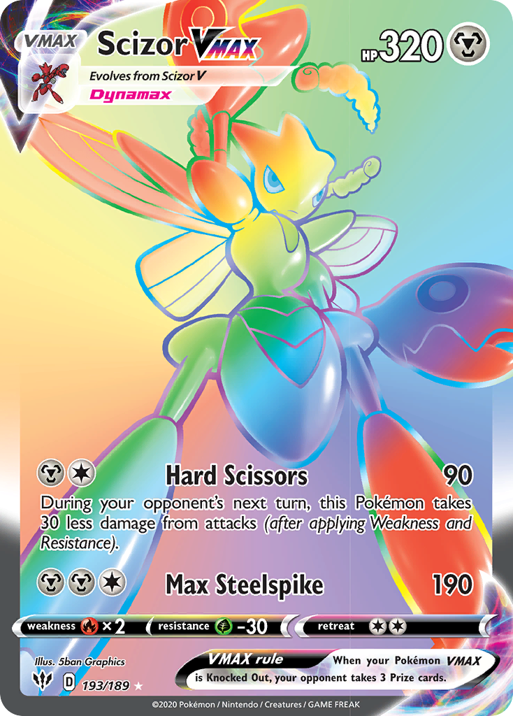 Scizor VMAX (193/189) [Sword & Shield: Darkness Ablaze] | Devastation Store