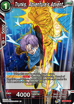 Trunks, Adventure's Advent (BT17-014) [Ultimate Squad] | Devastation Store