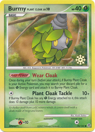 Burmy Plant Cloak (78/132) [Countdown Calendar Promos] | Devastation Store