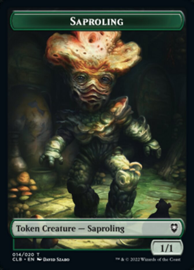 Saproling Token [Commander Legends: Battle for Baldur's Gate Tokens] | Devastation Store