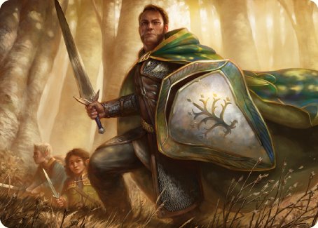 Boromir, Warden of the Tower Art Card [The Lord of the Rings: Tales of Middle-earth Art Series] | Devastation Store