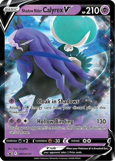 Shadow Rider Calyrex V (SWSH131) [Sword & Shield: Black Star Promos] | Devastation Store