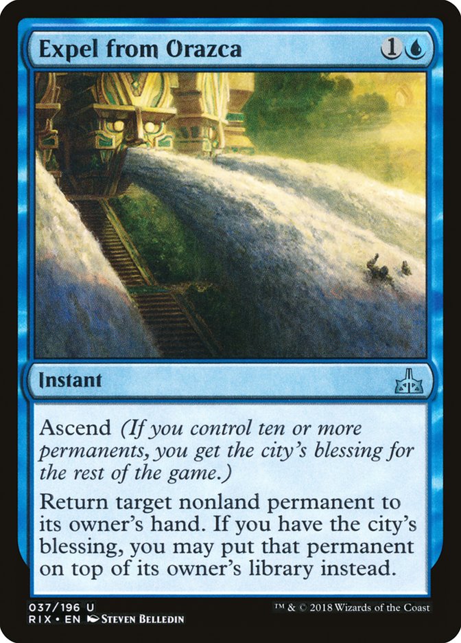 Expel from Orazca [Rivals of Ixalan] - Devastation Store | Devastation Store