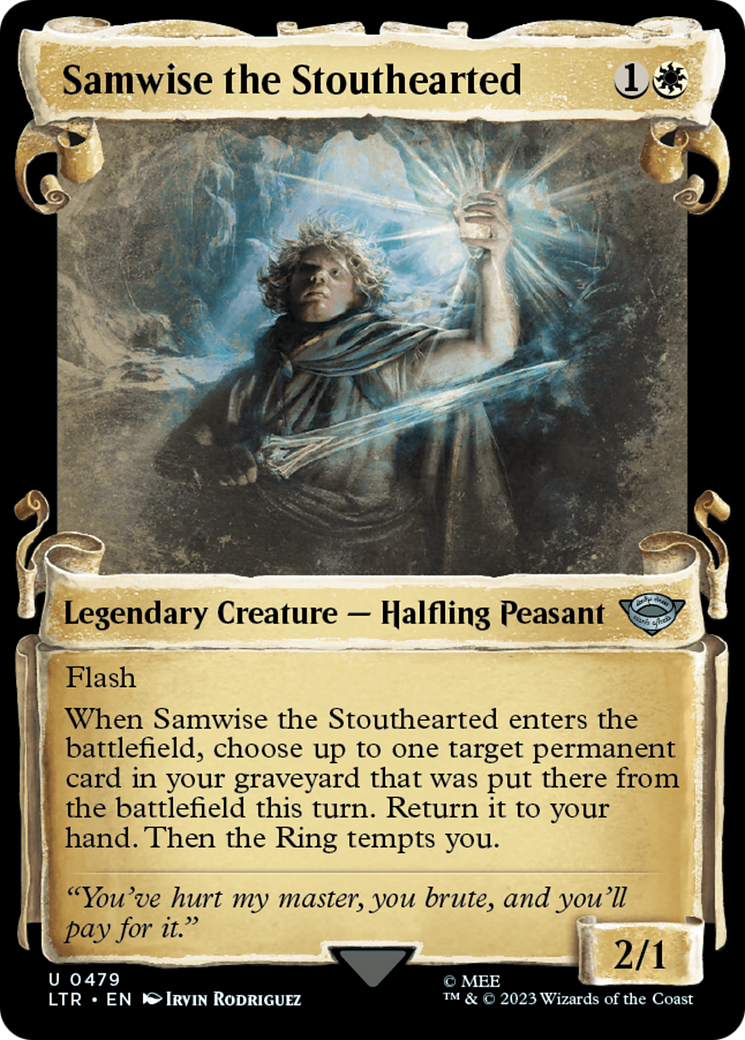 Samwise the Stouthearted [The Lord of the Rings: Tales of Middle-Earth Showcase Scrolls] | Devastation Store