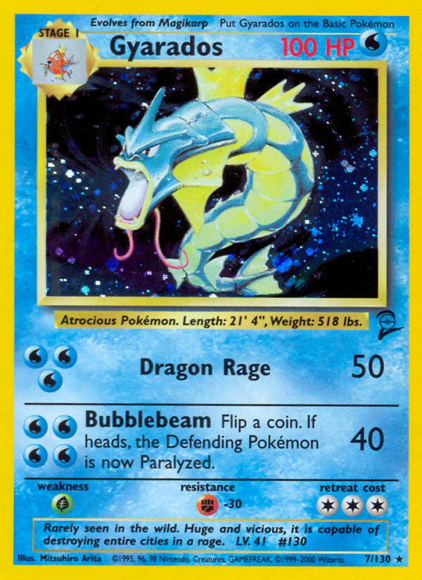 Gyarados (7/130) [Base Set 2] | Devastation Store