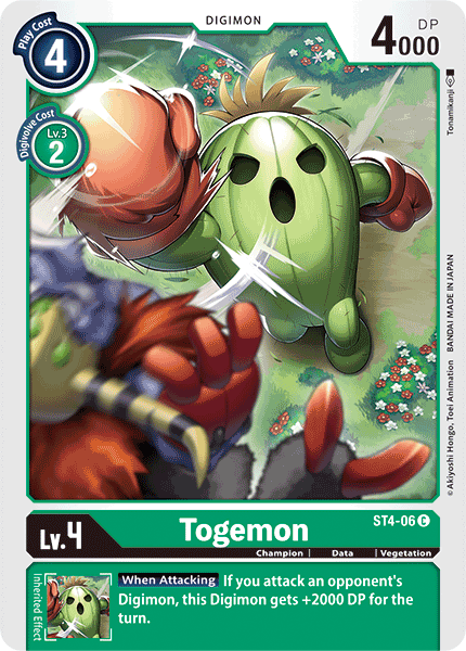 Togemon [ST4-06] [Starter Deck: Giga Green] | Devastation Store