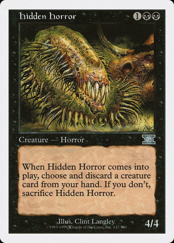 Hidden Horror [Classic Sixth Edition] - Devastation Store | Devastation Store